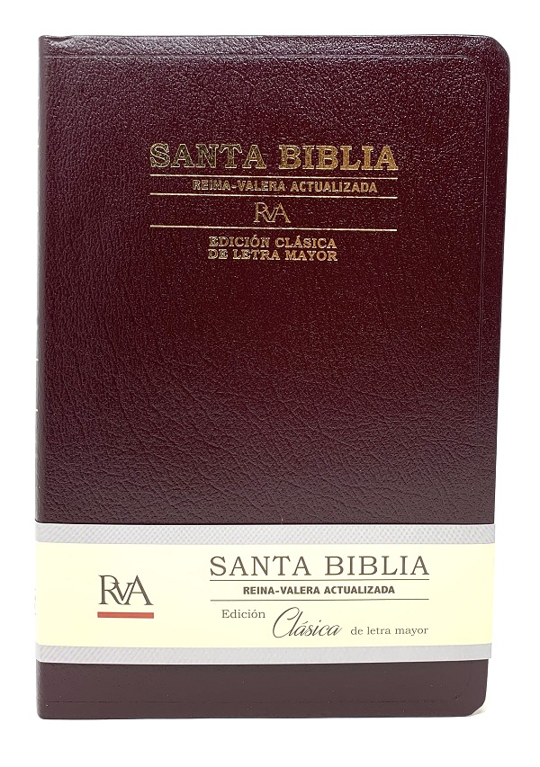 Santa Biblia Reina Valera Actualizada - Edición Clásica De Letra Mayor ...