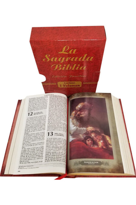 La Sagrada Biblia Edición Familiar, De la Vulgata Latina Por Felix Torres Amat (Biblia Roja con fotos del papa francisco). Grupo Clasa. - Image 4