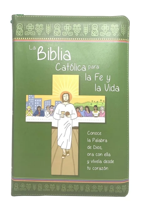 La Biblia Católica para la Fe y la Vida - con cremallera y uñeros