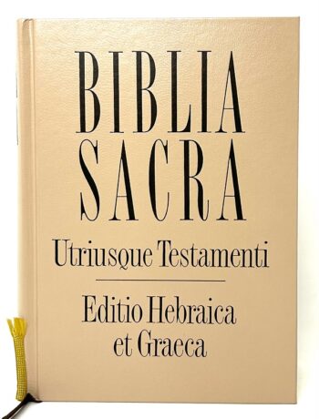 Utriusque Testamenti - Editio Hebraica et Graeca (Biblia Sacra-Ambos Testamentos-Edición Hebrea y Griega)