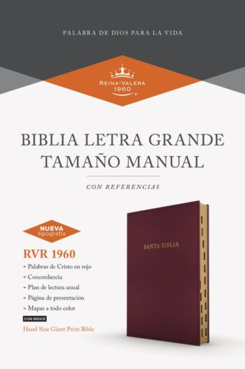 Biblia Reina Valera 1960 - letra grande tamaño manual - Imagen de 4