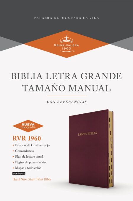 Biblia Reina Valera 1960 - letra grande tamaño manual